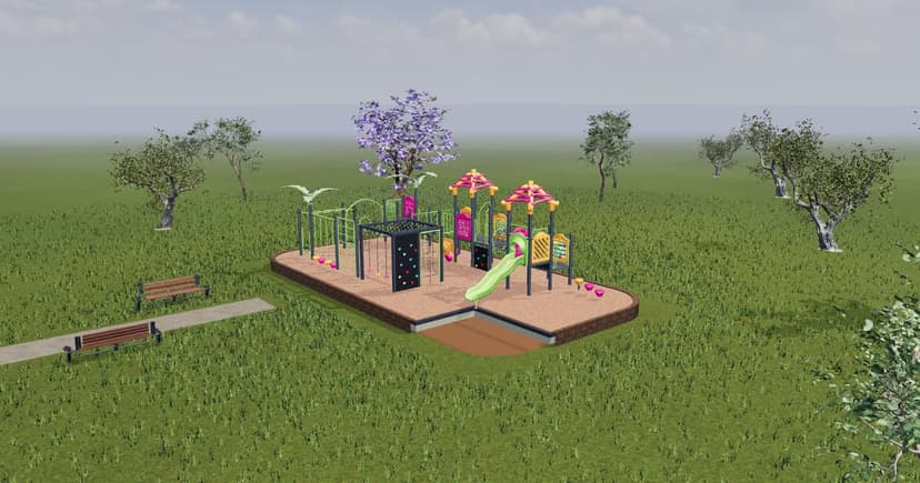 Watch a playground build in 3D