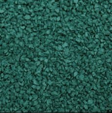 Emerald wet-pour rubber softfall colour sample