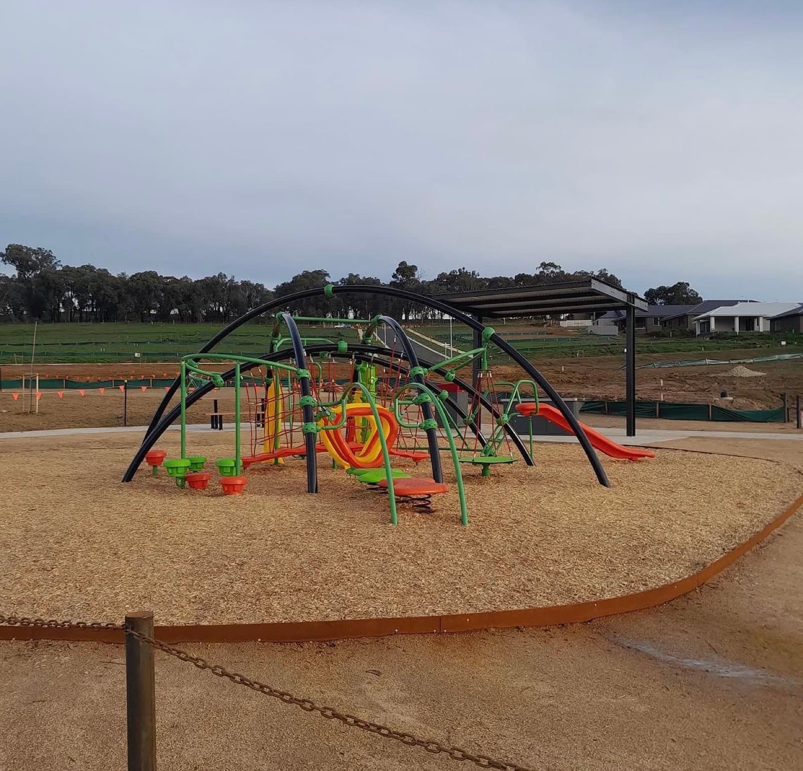 Feature playground in a residential estate development